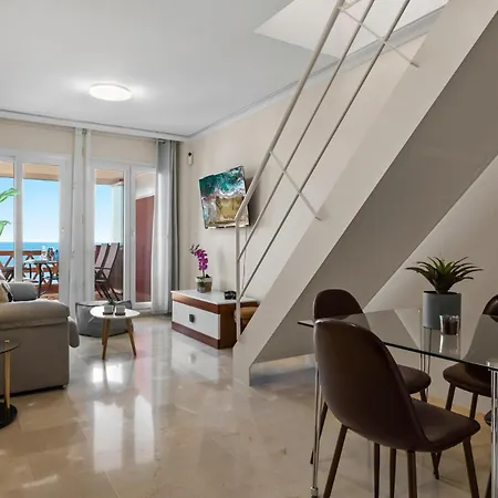 Breathtaking Beachfront Terrace In By Costarentals - Ref M45 Manilva