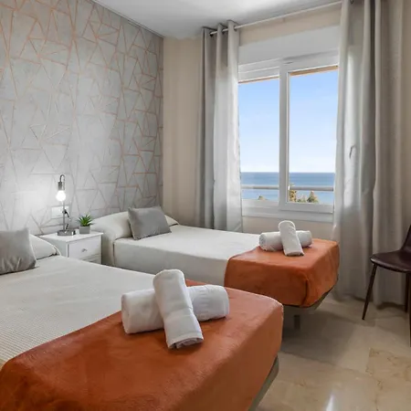 Breathtaking Beachfront Terrace In By Costarentals - Ref M45 Apartment Manilva